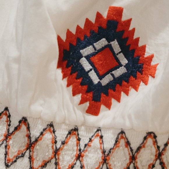 TulaRosa Embroidered Off-Shoulder Dress - Picture 3 of 5